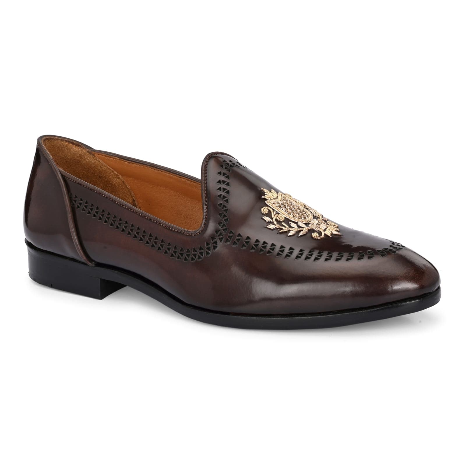 Aurum Patina Leather Loafer