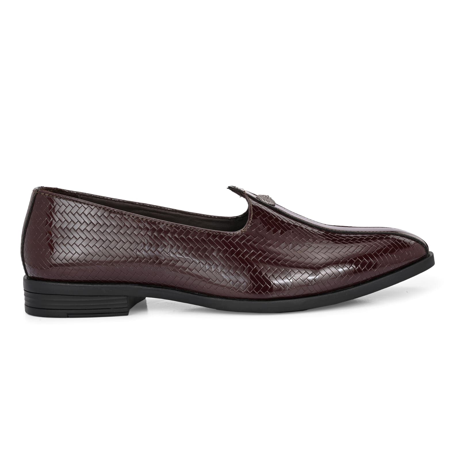 Black Wholecut Laced Formal