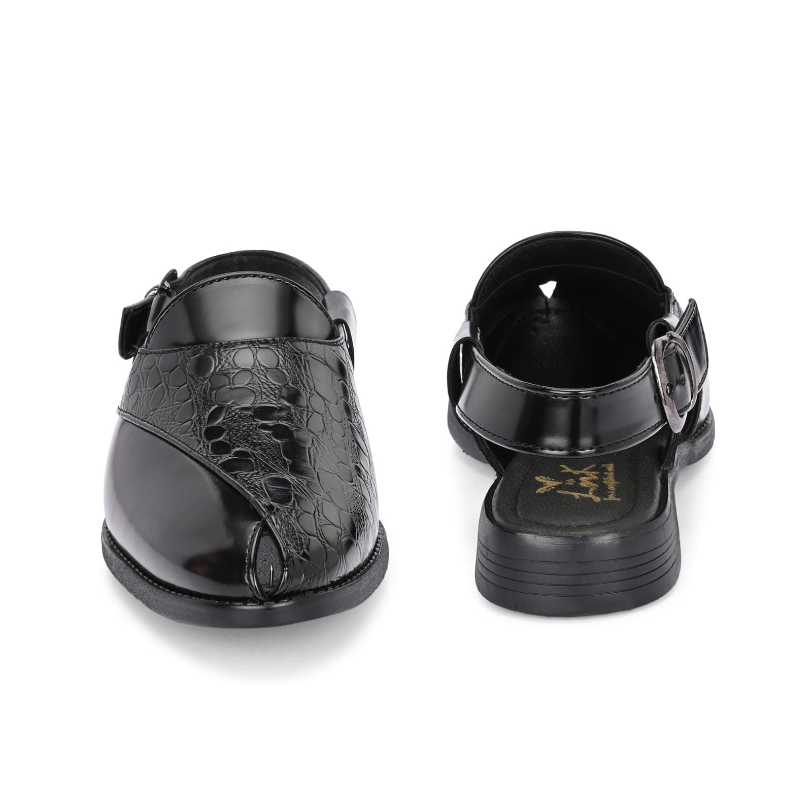 Formal Black Laceup look